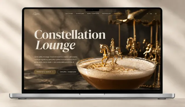 Constellation Lounge, sito web di cocktail bar e alta mixology